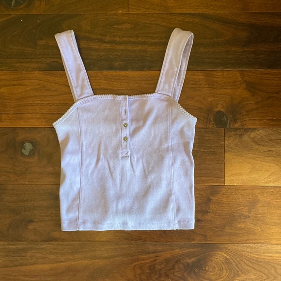 Light purple Abercrombie and Fitch tank top - Picture 1 of 1